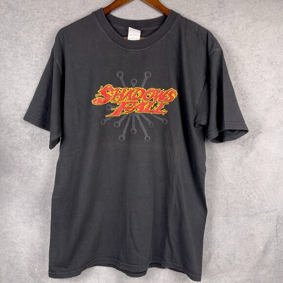 Gildan Other - VINTAGE 2003 Shadows Fall T-Shirt SZ L The Art of Balance Metalcore Thrash Death